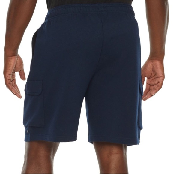 Xersion Mens Mid Rise Quick Dry Cargo Short Drawstring Waist Size 2XL Navy NWOT - Picture 7 of 11